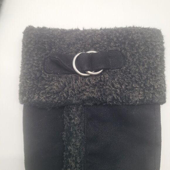 Naturalizer Comfort Trinity Black Shearling Knee High Boots 8.5M A1592F 1001 - Picture 3 of 9